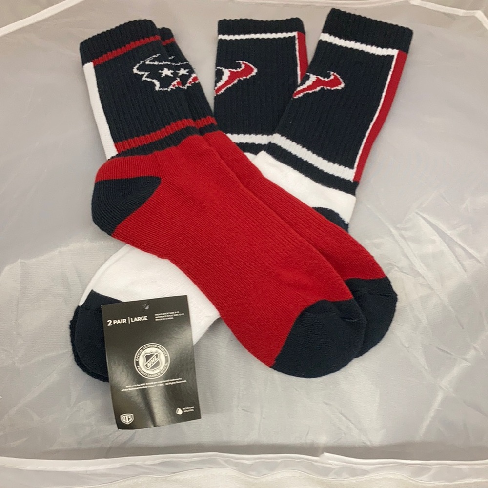 New York Rangers Socks 2 pair large